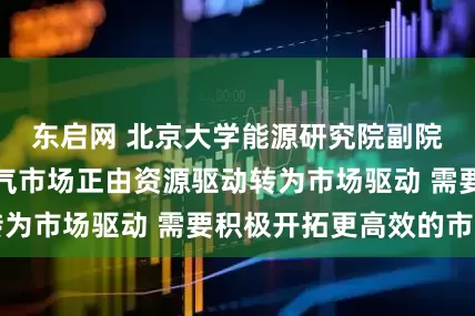 东启网 北京大学能源研究院副院长杨雷：天然气市场正由资源驱动转为市场驱动 需要积极开拓更高效的市场